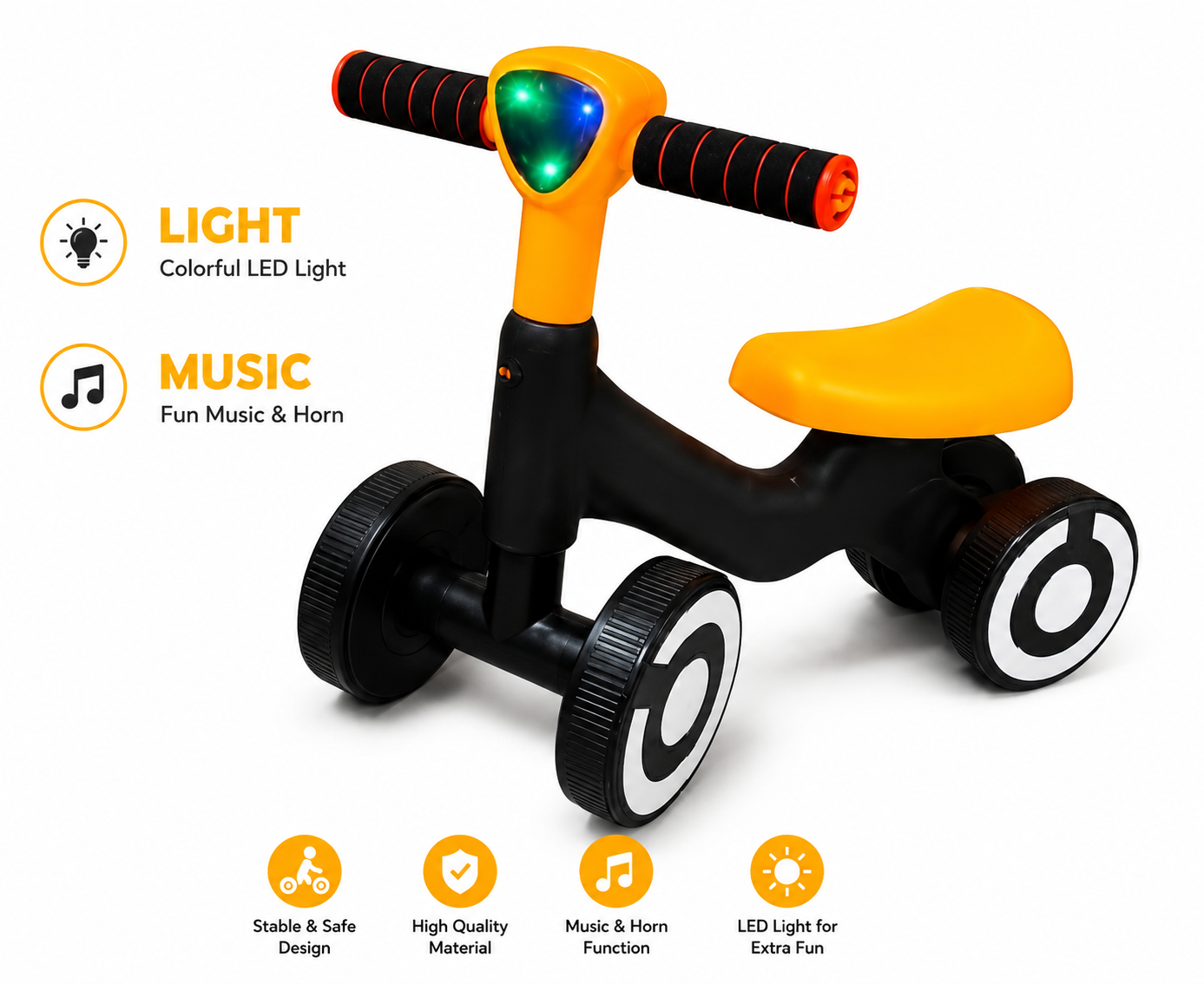 kids-musical-ride-on-scooter-led-lightKids Musical Ride On Scooter