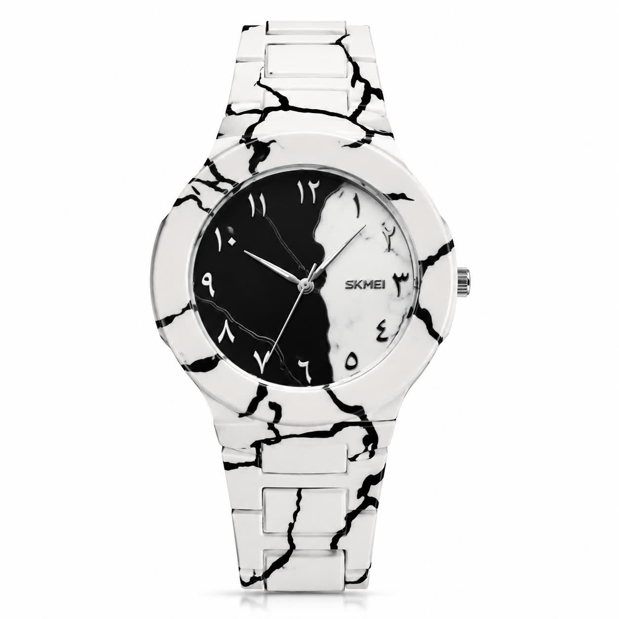 SKMEI Marble Design Analog Wrist Watch for Men &amp; Women
