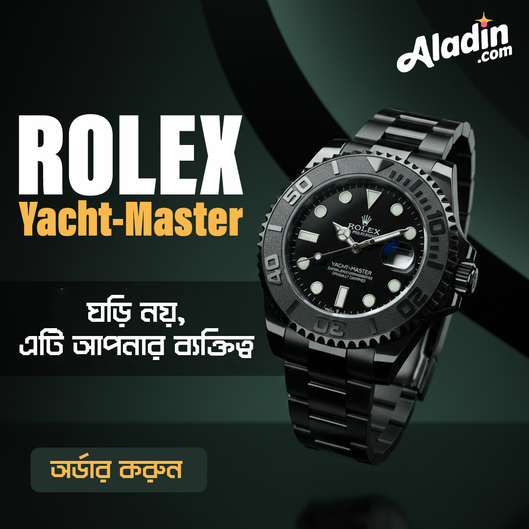 Rolex Yacht-Master Luxury Watch for Men – Premium Black Dial Stylish Wrist Watch